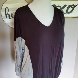 Chic colorblocked dolman top